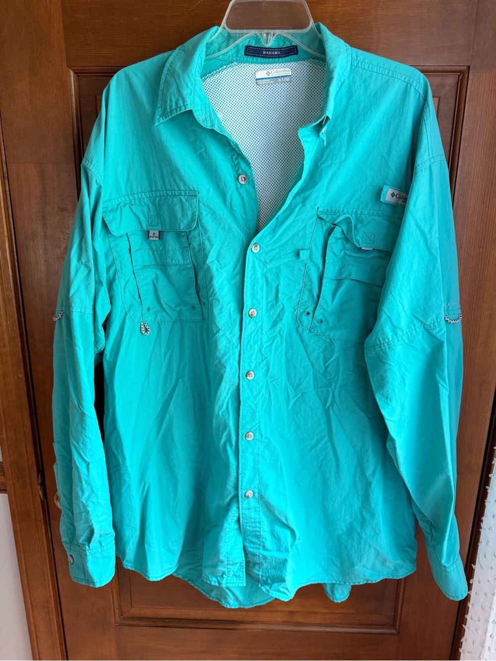 Columbia PFG Bahama Long-Sleeve Button-Down Fishing Shirt - Picture 2 of 7
